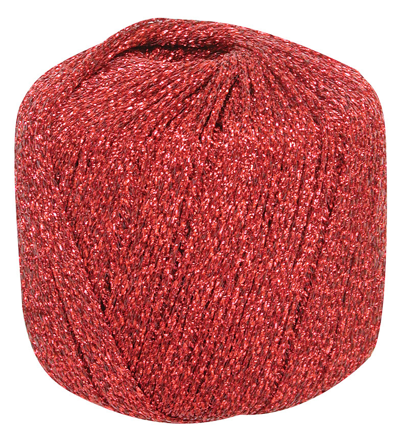 Metallic Yarn Red 20g