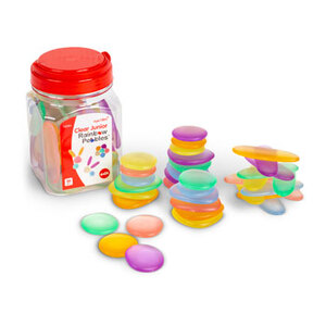 edx education Translucent Junior Rainbow Pebbles®