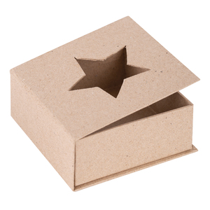 Zart Papier Mache Cut Out Star Box