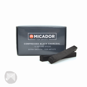 Micador For Artists Compressed Charcoal Black