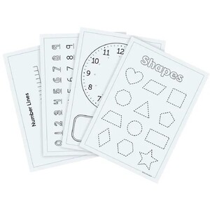 Write & Wipe Activity Sheets - Maths