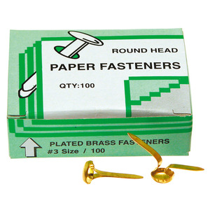 Paper Fasteners (Split Pins) Box 100