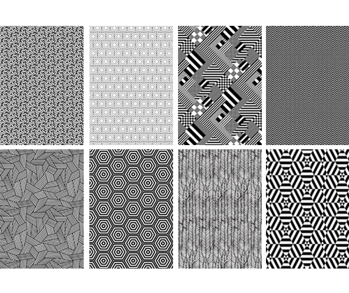 Zart Art Pattern Papers Contrast designs for school art and craft
