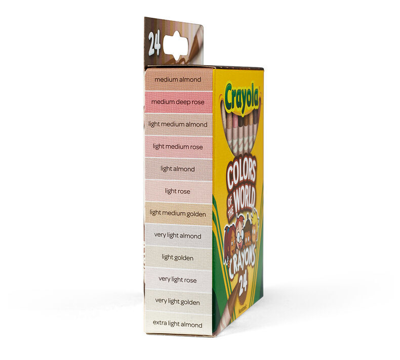 Crayola 'Colors Of The World' 24 Skin Tone Crayons Details, Price