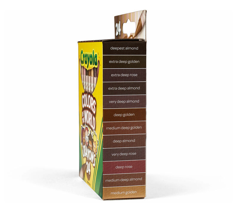 Crayola 'Colors Of The World' 24 Skin Tone Crayons Details, Price