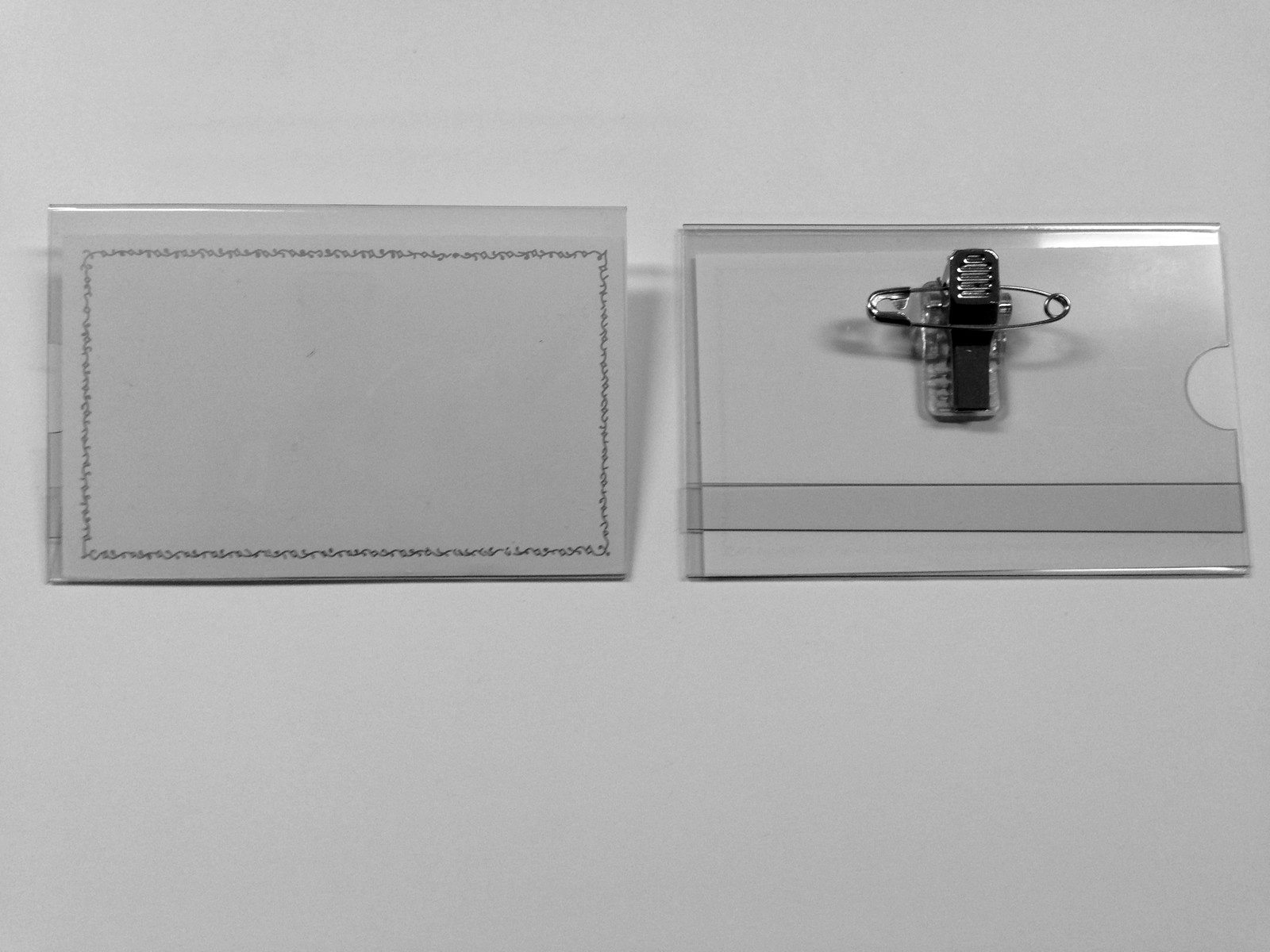 Name Badge Holders That Have Both A Clip And A Pin Includes Name Card Name Badge Holders That Have Both A Clip And A Pin Includes Name Card