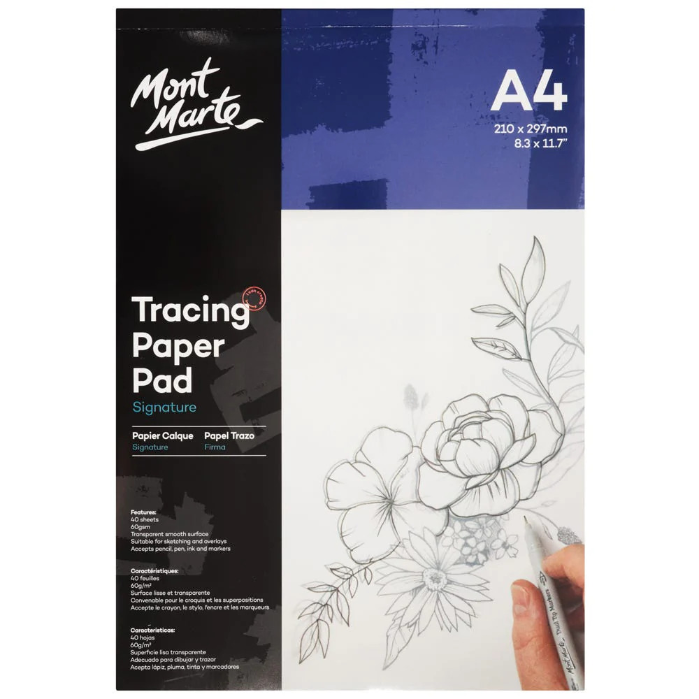 Tracing paper, 60gsm, high quality, natural translucency and