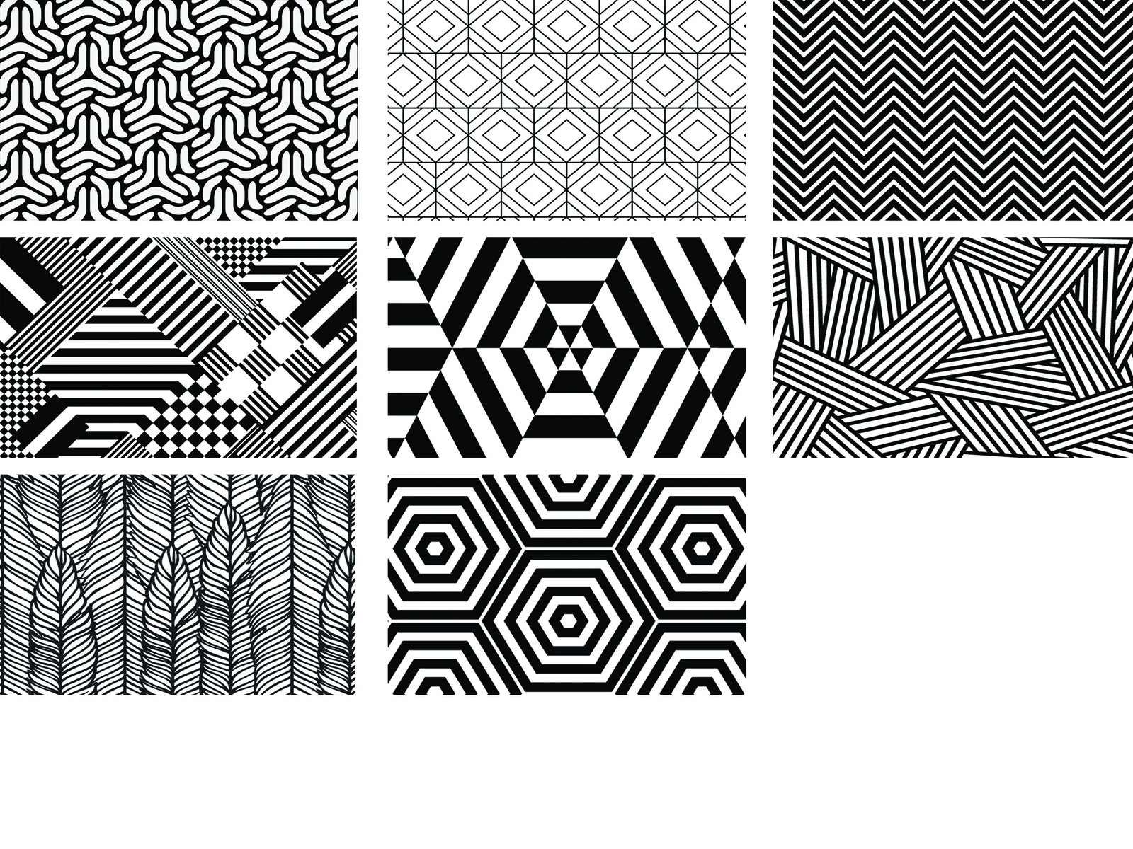 Zart Art Pattern Papers Contrast designs for school art and craft