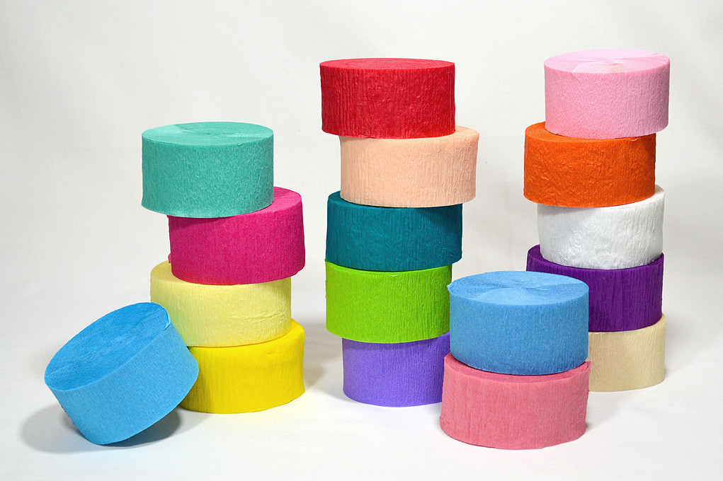 Alpen Crepe Paper Streamers for paper flowers, paper chains