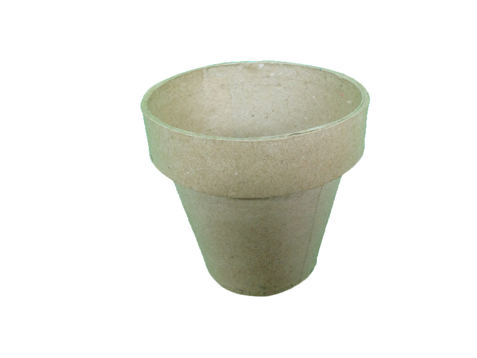 papier mache flower pot 95mm high x 100mm across the top paper mache flower pots