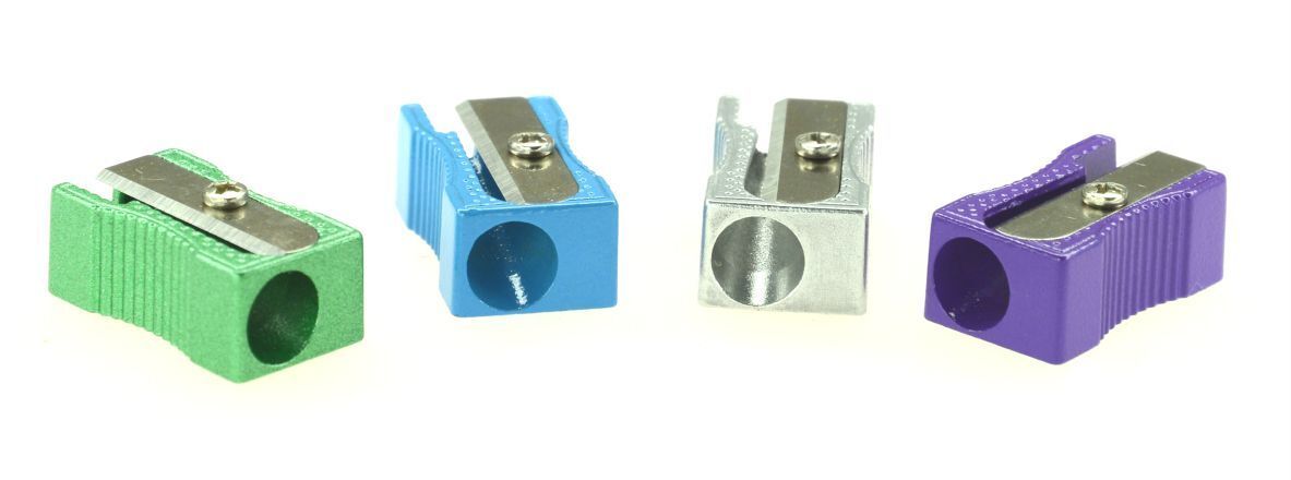 PLASTIC SINGLE HOLE PENCIL SHARPENER