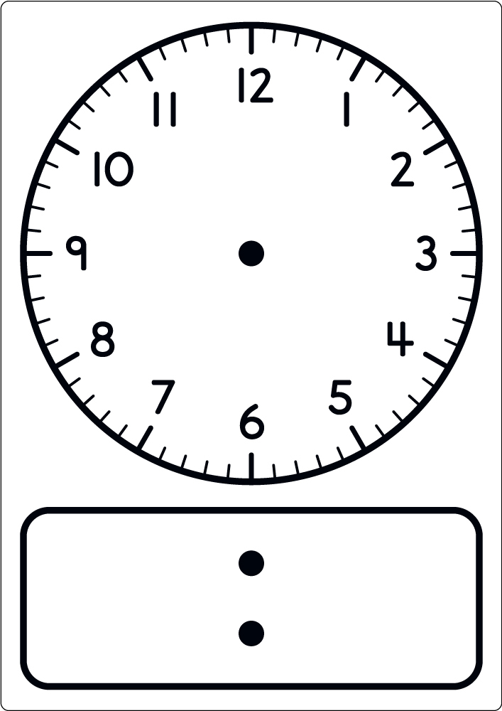 Australian Teaching Aids Magnetic Teaching Clock for use in classroom  activities