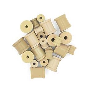 Little Learners Natural Wooden Spools