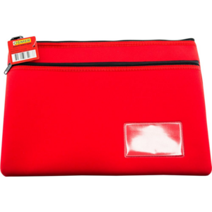 Neoprene Pencil Case Large 35.5x26cm - Red