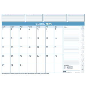 Sasco® Deluxe Desk Planner Refill 2023