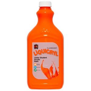 EC Liquicryl Acrylic Paint  Fluoro Orange 2lt
