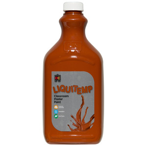 EC Liquitemp Washable Poster Paint Burnt Sienna