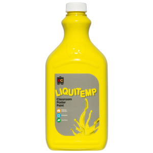 EC Liquitemp Washable Poster Paint  Brilliant Yellow