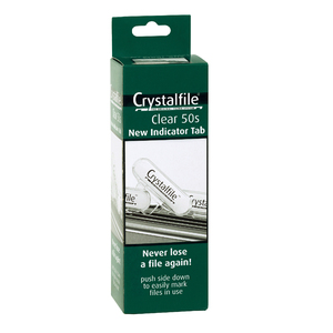 Crystalfile® Clear Tabs