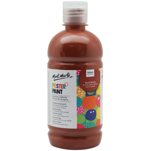 Mont Marte Kids Poster Paint - Burnt Sienna