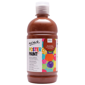 Mont Marte Kids Poster Paint - Burnt Umber