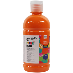 Mont Marte Kids Poster Paint - Orange Yellow