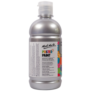 Mont Marte Kids Poster Paint - Silver