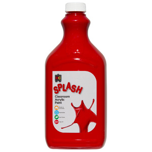 EC Splash Acrylic Paint 2L Red