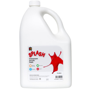 EC Splash Acrylic Paint 5L White