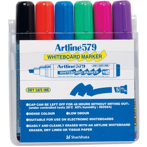 Artline® 579 Whiteboard Markers - Assorted Colours