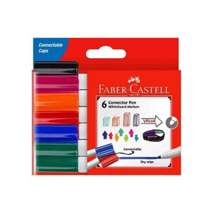 Faber-Castell Connector Whiteboard Markers Assorted Colours