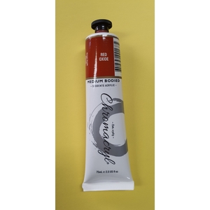 Chromacryl Acrylic Paint 75ml - Red Oxide