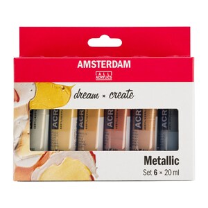 Royal Talens Amsterdam Standard Series Acrylics -  Metallic