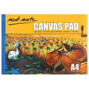 Mont Marte Signature Canvas Pad 10 sheets A4