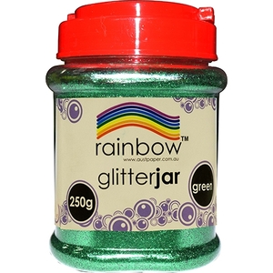 Rainbow Glitter 250grm - Green
