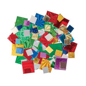 Zart Mosaic Squares Metallic - 1cm & 2cm