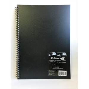 Visual Art Diary, double wire A4