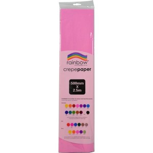 Rainbow Crepe Paper Pink