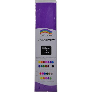 Rainbow Crepe Paper Purple