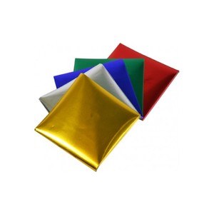 Rainbow Premium Decorative Foil Paper Squares 85gsm,