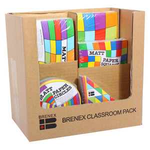 Brenex Classroom Pack Matt Paper Shapes