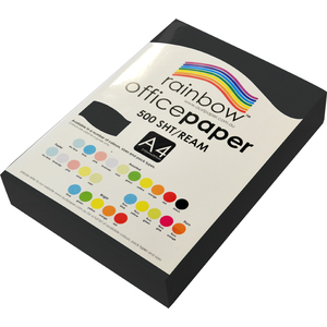 Rainbow Office Black Paper 80gsm 