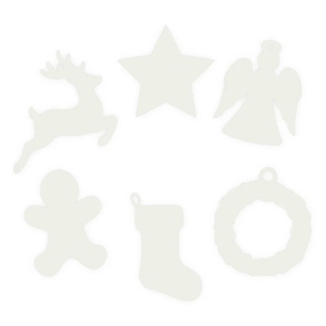 Arbee DIY Christmas Card Shape Set