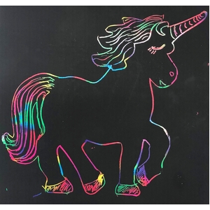 Speedy Scratch Art Card 