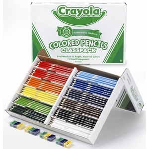 Crayola 68-4012 Colored Pencils Pack of 8 12-Count Assorted Colors 
