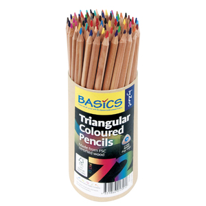 Zart Basics Triangular Coloured Pencils