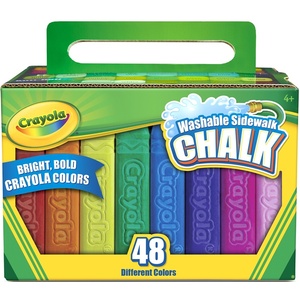 Crayola® Washable Sidewalk Chalk - Box of 48