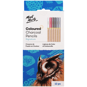 Mont Marte Signature Coloured Charcoal Pencils