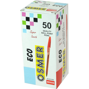 Osmer Economy Ball Point Pen - Red