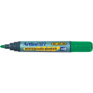 Artline 577 Whiteboard Marker 2mm Bullet Tip - Green